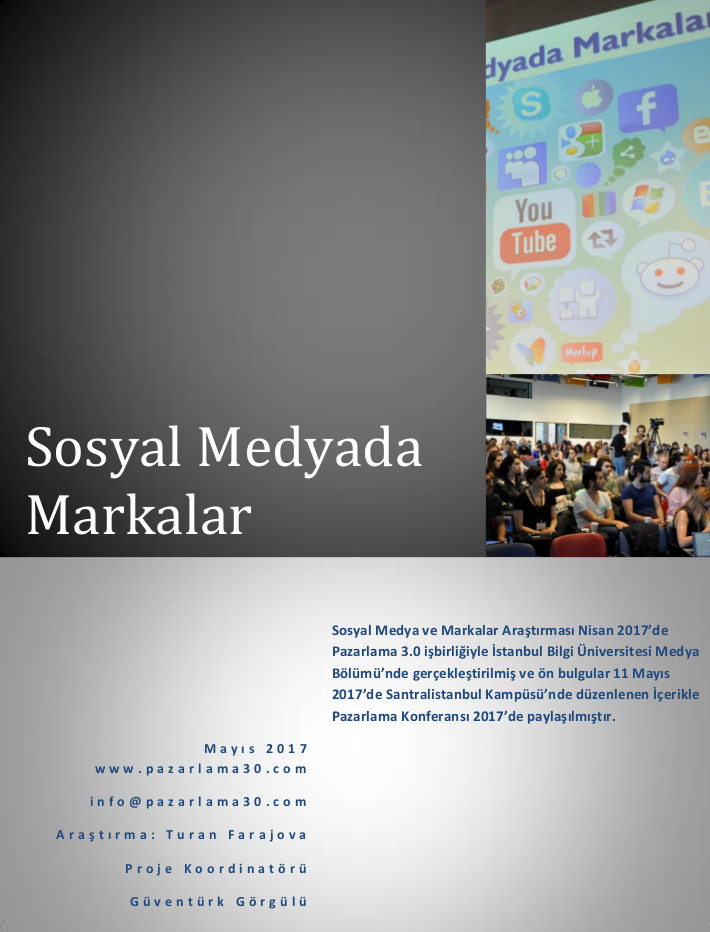 Sosyal Medya ve Markalar araştırması 